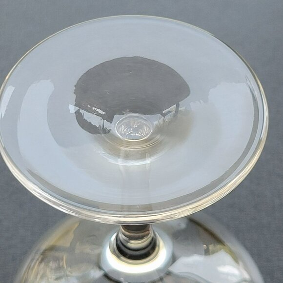 Vintage Lenox Weatherly Champagne Glass Set of 2, Platinum Trim, c1960-80s - Picture 8 of 9